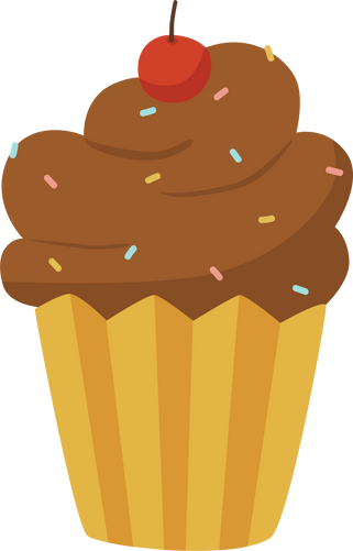 Chocolate Cupcake Bakery Shop